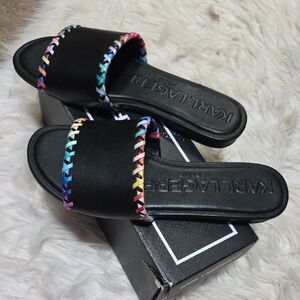 NEW Karl Lagerfeld Cenie Slides- 7.5